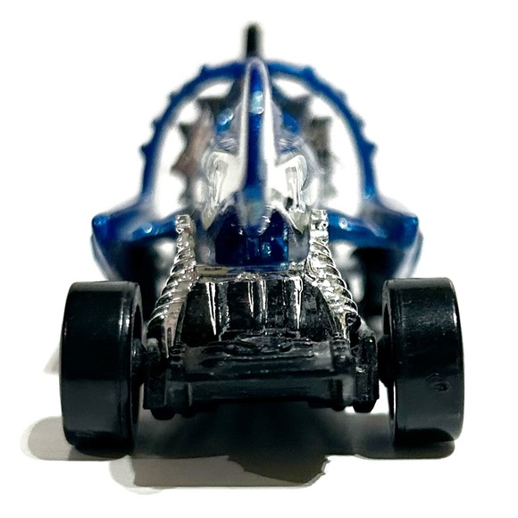 Vintage 1996 Hot Wheels Metallic Blue Dog Fighter Diecast Car Propeller 1:64 #57 - Picture 9 of 14